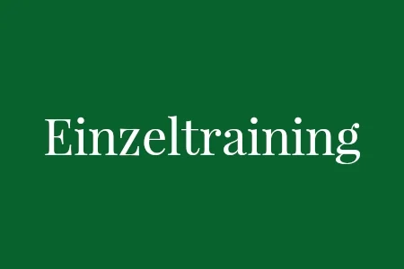 Einzeltraining